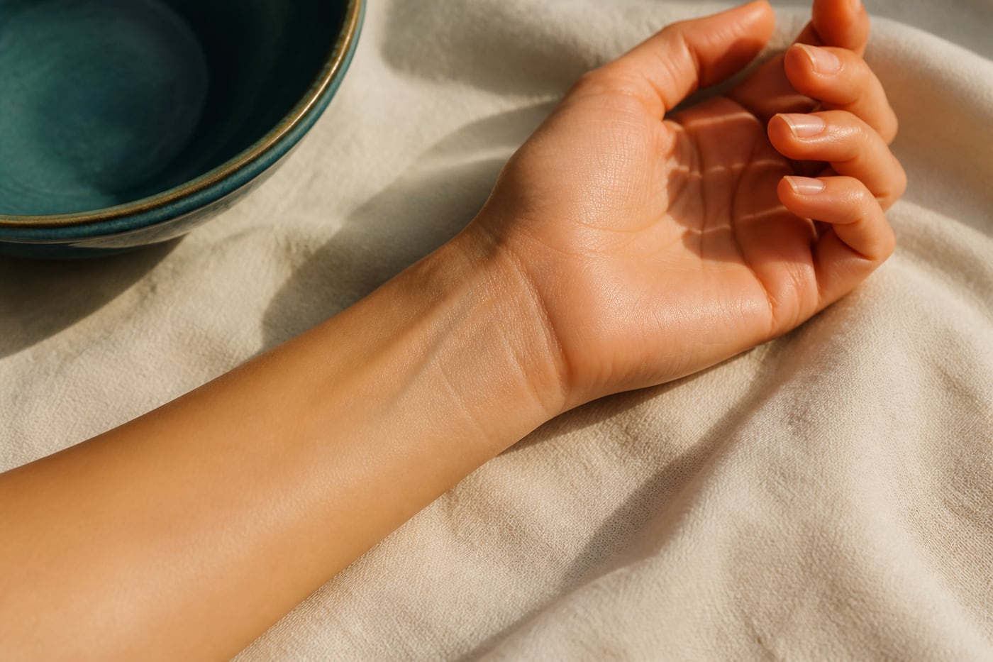 Atopic eczema symptoms: swelling
